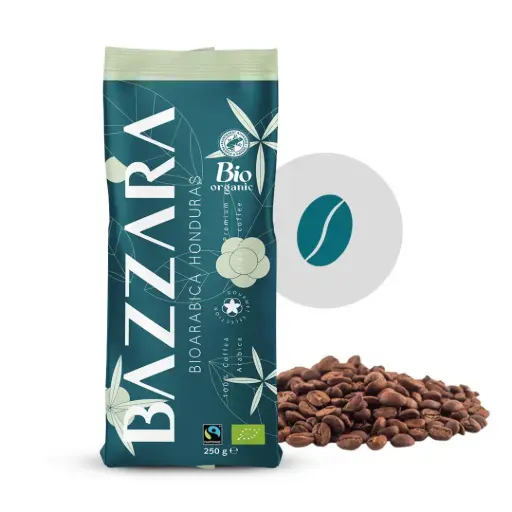 [1149 250] HONDURAS BIO/FTO/RA BIOARABICA - 250g Whole Bean Organic Roasted Coffee